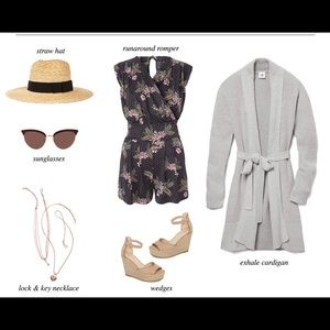 NWOT xs Cabi runaround romper